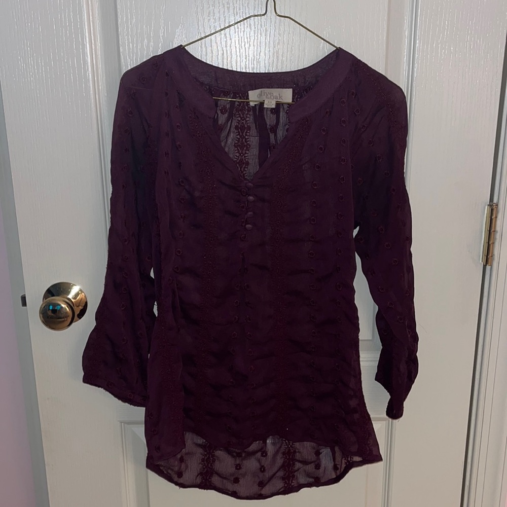 Olive & oak blouse